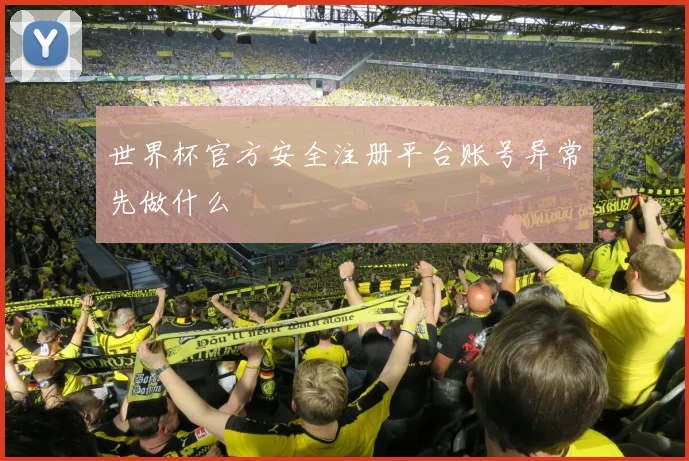 世界杯官方安全注册平台账号异常先做什么